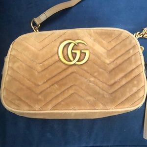 Velvet Gucci Marmont Bag